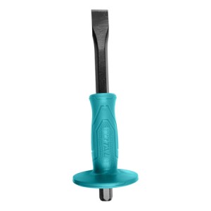 Cortafierro Cincel Chato 250mm Acero Al Carbono + Protector
