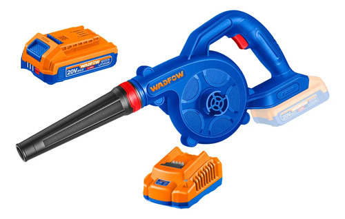 Sopladora A Bateria 20v 2.0ah Cargador Wadfow Wblp5521