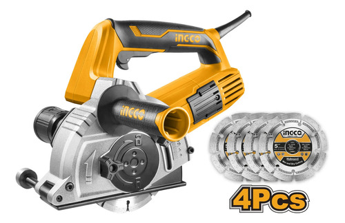 Acanaladora De Muro O Pared Ingco Wlc15008 4 Discos 1500w - Imagen 3
