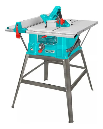 Sierra Circular De Mesa Total, De Banco Pie, 1500w - Disco 10'' 254mm, Mesa 64x43cm Extensible - TS5152548