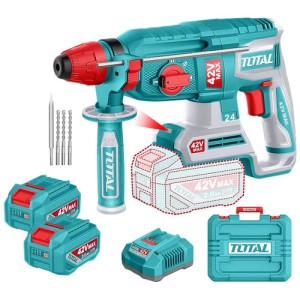 Rotomartillo Inalámbrico Total 42v 2 Baterías 2.0ah Cargador