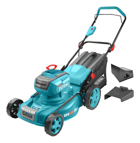 Cortacésped Inalámbrica Total 40v Industrial Motor Sin Carbones - Recolector 60 Litros, 8 Posiciones Altura, Ancho 46cm... Turquesa