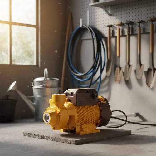 Bomba De Agua Ingco Periferica 1x1 0,5hp_vpm37068 Amarillo - Imagen 3