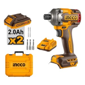 Atornillador De Impacto A Bateria 20v P20s Con 2 Bat Carg