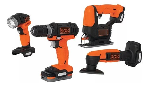 Kit 4 Herramientas Eléctricas 12v Black+decker Bdck502c1 - Imagen 3