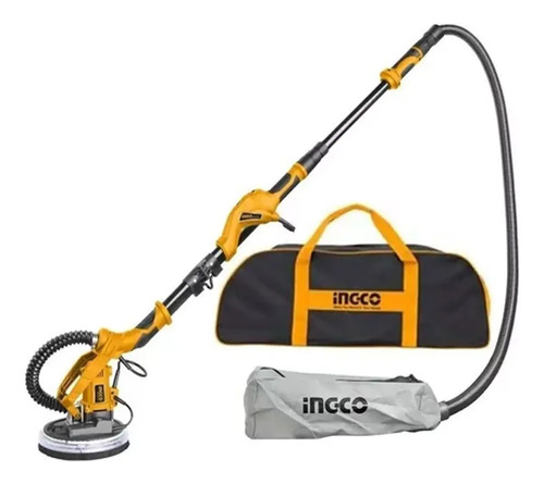 Lijadora Profesional De Pared Ingco Dws10501 Naranja 50hz/60hz 1050w 50 Hz/60 Hz