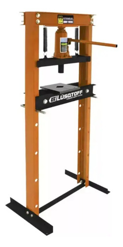 Prensa hidrĂ¡ulica Lusqtoff PHL20-8 20 toneladas para taller color naranja 800 mm