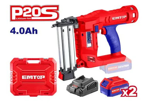 Clavadora Inalambrica 20v Para Madera Emtop Elbnli2001 - Imagen 2