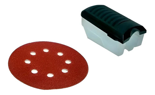 Lijadora Rotoorbital De Palma 300w 125mm 13000rpm Lusqtoff Color Naranja Frecuencia 50hz 50 Hz - Imagen 3