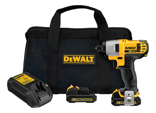 Llave Impacto 1/4puLG Dewalt Dcf81552 Inalámbrico Negro