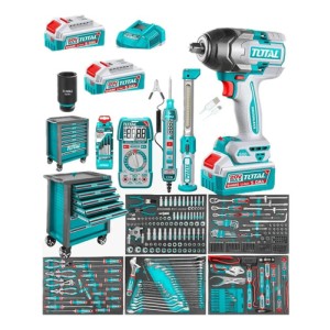 Caja De Herramientas 396 Pcs+ Llave Impacto Total Unico