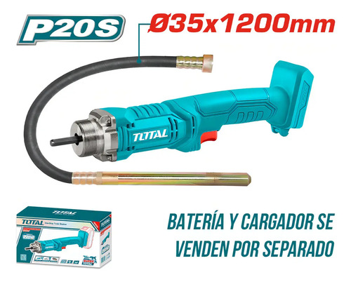 Vibrador De Hormigon Total 20v Tcvli202301 - Imagen 2