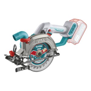 Sierra Circular Inalámbrica Total 20v - 5.1/2 Pulgadas, 140mm - 3.600rpm - Incluye 1 Disco De Corte - No Incluye Batería Ni Cargador - Tsli1401 Turquesa