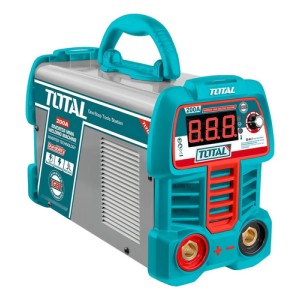 Soldadora Igbt Inverter Total Industrial Mma 200a, Electrodo, Pantalla Led - Incluye Accesorios Y Careta De Mano - Tw220069 Turquesa