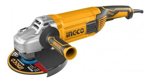 Amoladora Angular Ingco Industrial Ag24008 2.4 kw Accesorios