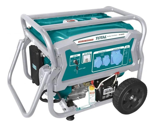 Generador A Nafta Total 6500w, Línea Industrial, Con Ruedas - Encendido Eléctrico, Motor 4 Tiempos Ohv - Tanque 25 Litros, Peso 80kg - TP165006