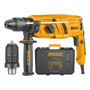 Rotomartillo C/mandril Adaptador Ingco Rgh9018-2 800w 0-1200 Color Amarillo Frecuencia 50/60 hz