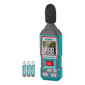 Sonómetro Digital Total Industrial, Medidor De Nivel De Sonido Ruido, 30 A 130dB, Con 3 Pilas AAA - TETSL031