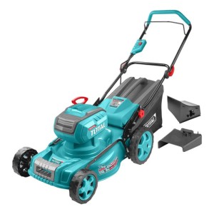 Cortacésped Inalámbrica Total 40v Industrial Motor Sin Carbones - Recolector 60 Litros, 8 Posiciones Altura, Ancho 51cm... Turquesa