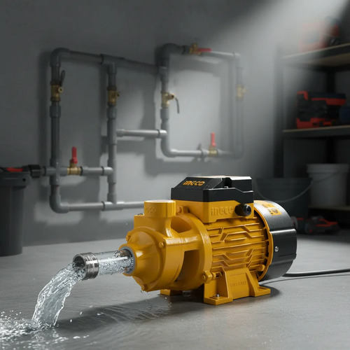 Electro Bomba Periferica 1/2 Hp Agua Limpia Vpm3708 Ingco - Imagen 3