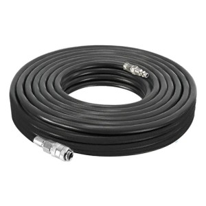 Manguera Goma Para Compresor 7.5m 1/4 Npt Wadfow Uwqg2e07 Color Negro
