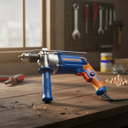 Taladro Percutor 1050w 13mm 0-3000 Rpm Wmd151051 Color Azul Frecuencia 50hz 60hz - Imagen 3
