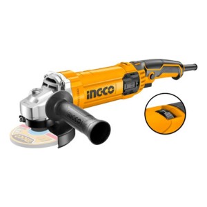 Amoladora 1100w Vel Variable 125mm Ingco Ag1100385 - Smf Color Naranja Claro Frecuencia 50 60hz