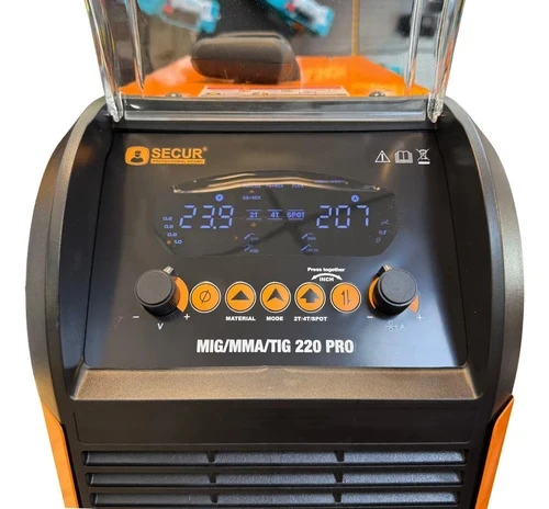 Soldadora Inverter 4 En 1 Mig Tig Mma 220a Secur Pro - Imagen 4