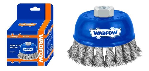 Cepillo Copa Alambre 75mm Wadfow Wce2401