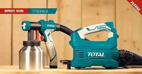 Equipo Para Pintar Hvlp Total 550w Pulverizador Color Verde - Imagen 2
