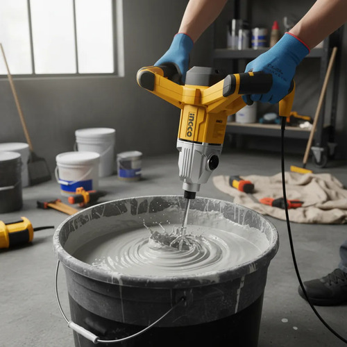 Mixer Mezcladora De Pintura Ingco Mx214008 1400w - Imagen 2