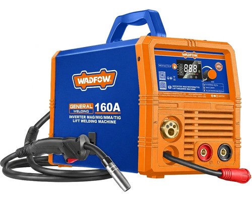 Soldadora Inverter Mag/mig/mma/tig 160a Lcd Wadfow Wgtm1a16