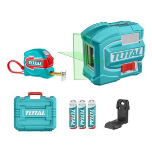 Kit Láser De Línea Autonivalente + Cinta Metrica 5m Total