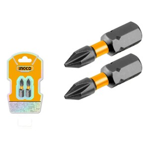 Set X 2 Puntas Impacto Ph2 X 25mm Ingco Sdbim71ph225