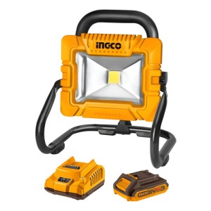 Foco L A Bateria 20v P20s Ingco Con Bateria Y Cargador