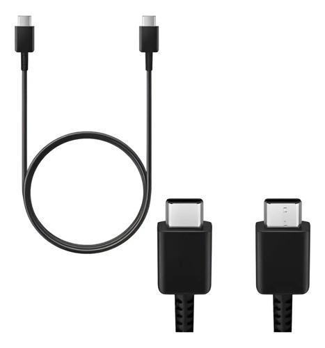 Cable Usb C-c 3.0 Ah 1 Mts Largo Total Tiucc02 Negro