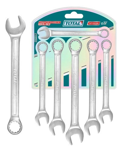 Set Juego De Llaves Punta Corona 6 Piezas Total Tht102266